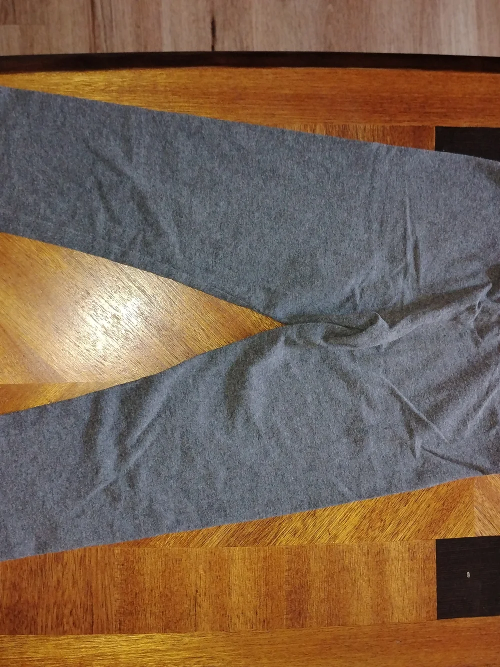2 Girls' Gray And Black Lace-Hem Leggings - Kids Bottoms